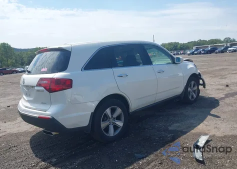 2012 Acura Mdx из США, поврежденный, VIN 2HNYD2H26CH522151